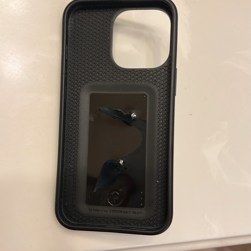Loopy Case Black Leopard Print Phone Case with Loop - Picture 2 of 3